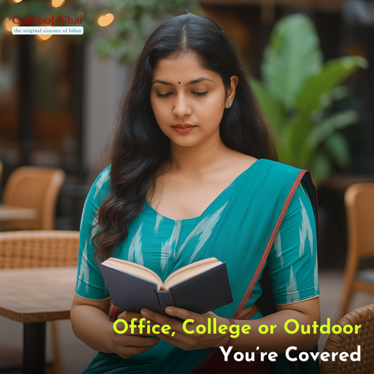 Evariya Pack of Two Women’s Madhubani Print Cotton Saree Blouse | Pre-Stitched, Ready-to-WeaR | BLOU 203 204