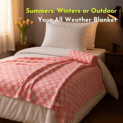 Summer & AC Blanket - Classic Bhagalpuri Dull Chadar Pack of Two | DULL 36 37
