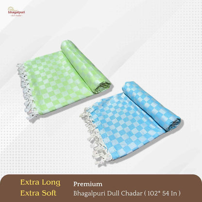 Super Soft & Gentle - Premium Bhagalpuri Dull Chadar Pack of Two | DULL 52 53