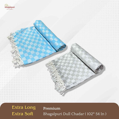 Super Soft & Gentle - Premium Bhagalpuri Dull Chadar Pack of Two | DULL 53 54