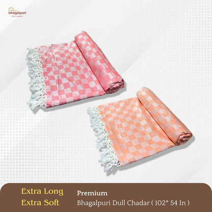 Super Soft & Gentle - Premium Bhagalpuri Dull Chadar Pack of Two | DULL 57 58