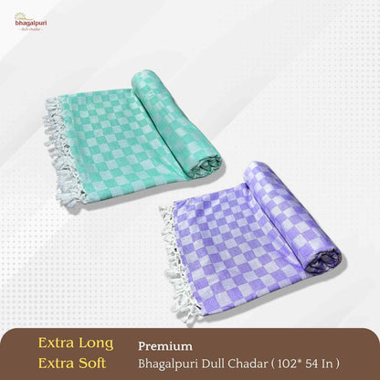 Super Soft & Gentle - Premium Bhagalpuri Dull Chadar Pack of Two | DULL 59 60