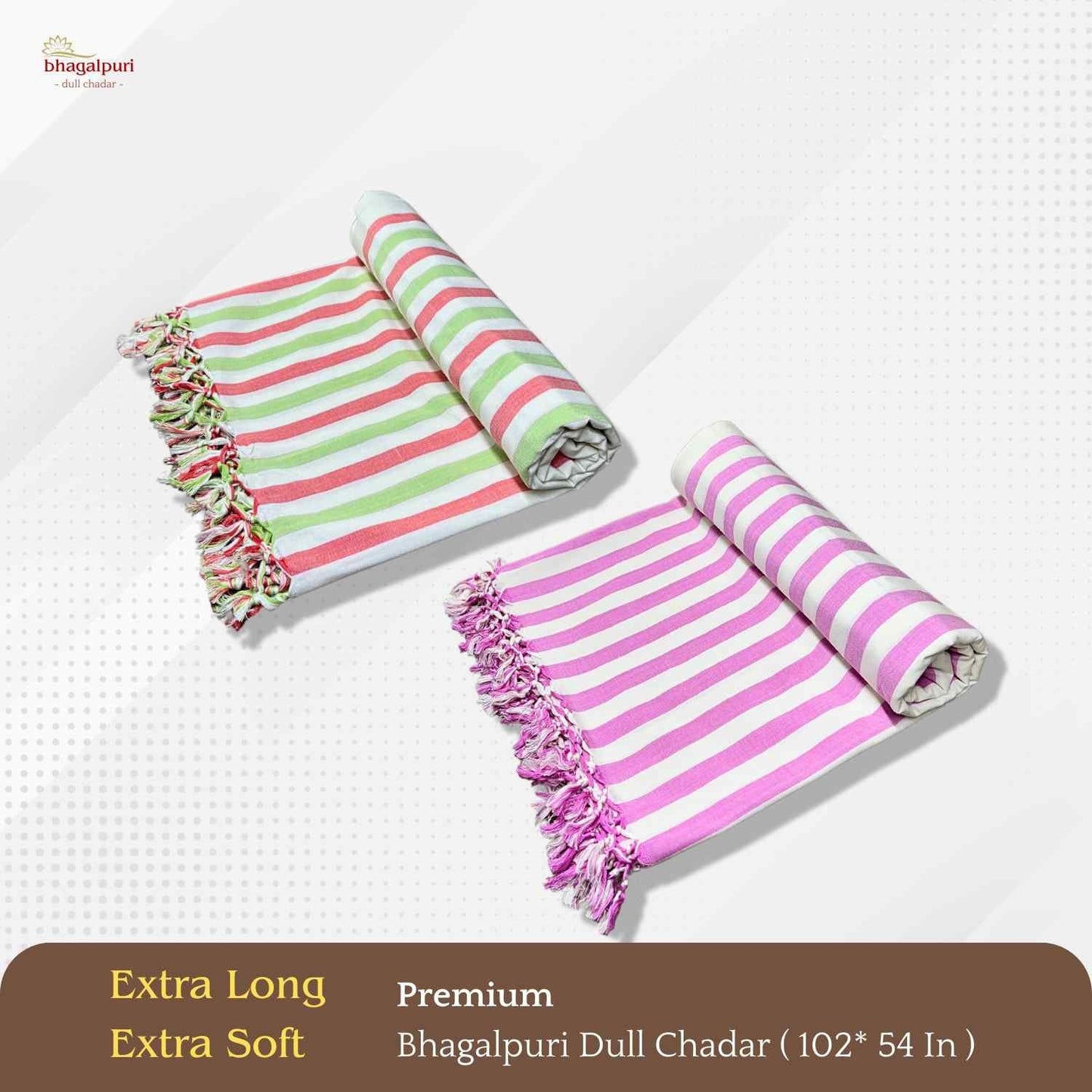 Summer Blanket - Premium Bhagalpuri Dull Chadar Pack of Two | DULL 61 62