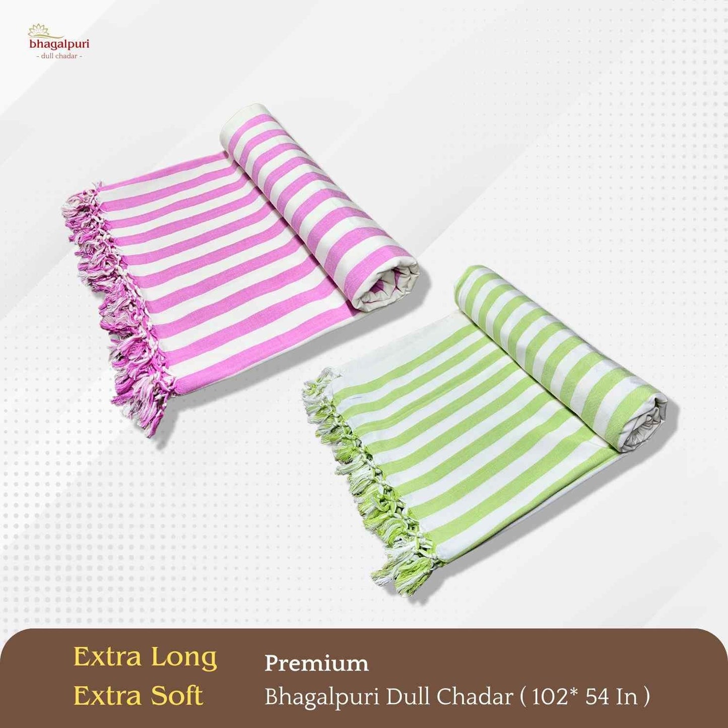 Summer Blanket - Premium Bhagalpuri Dull Chadar Pack of Two | DULL 62 63