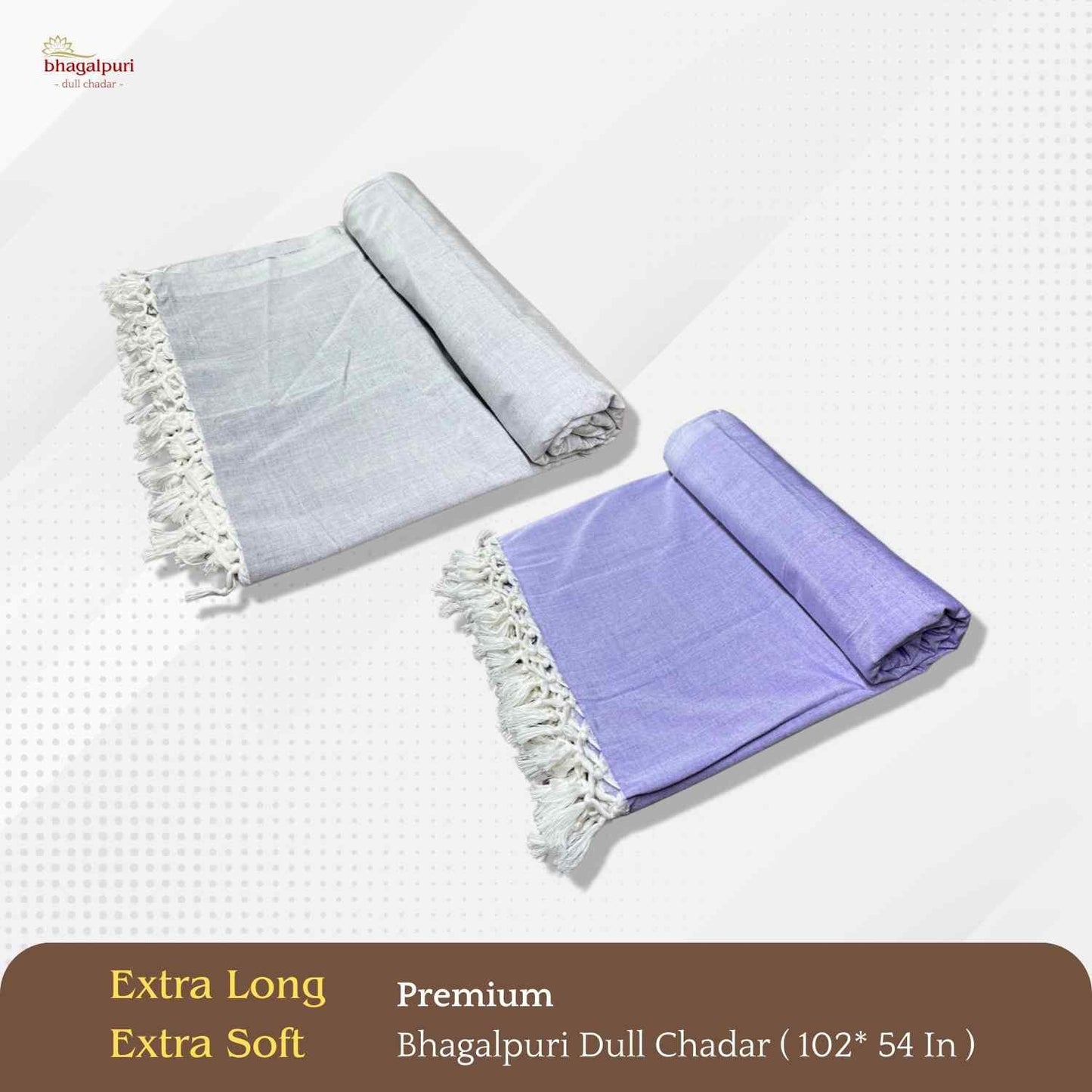Summer Blanket - Premium Bhagalpuri Dull Chadar Pack of Two | DULL 64 65