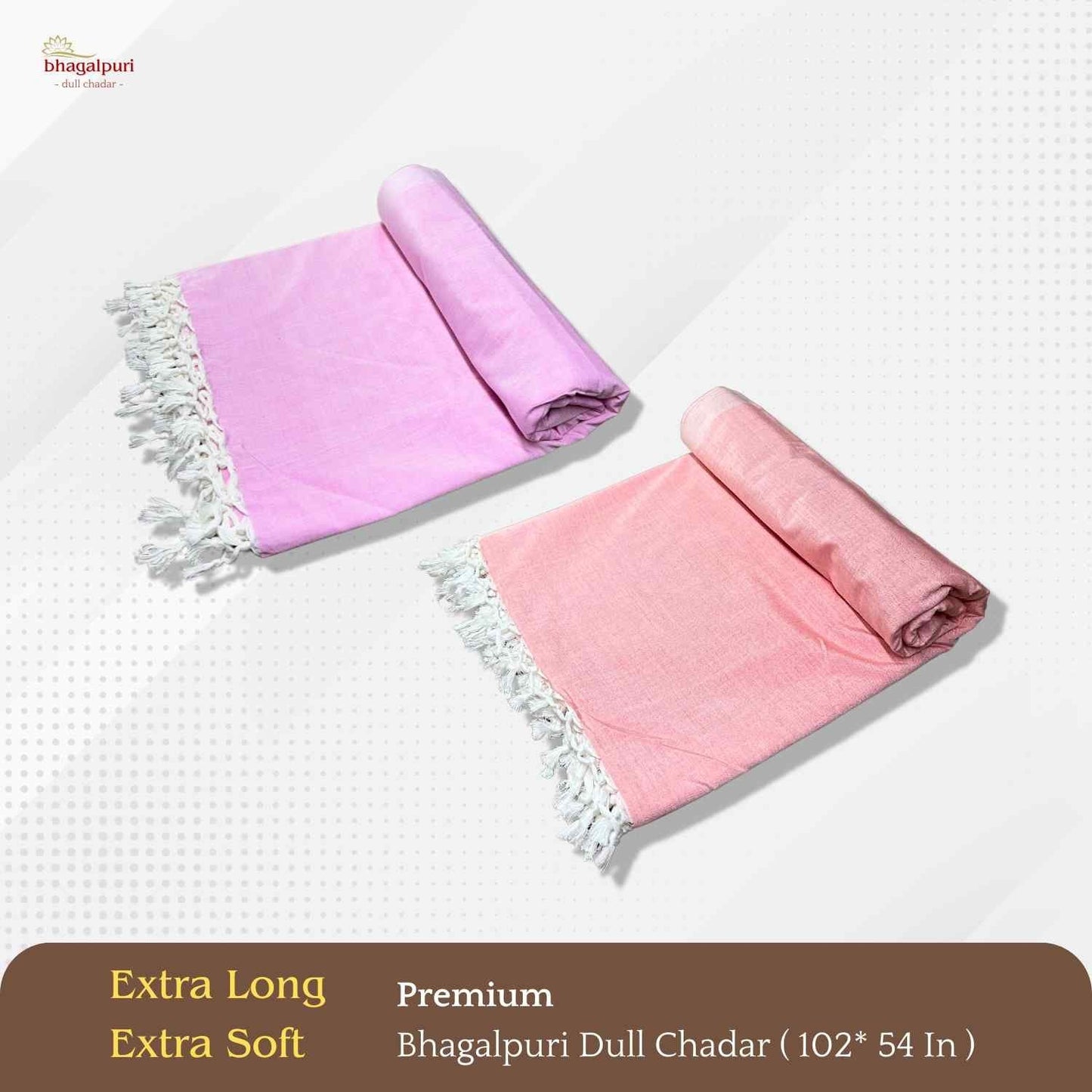 Summer Blanket - Premium Bhagalpuri Dull Chadar Pack of Two | DULL 66 67