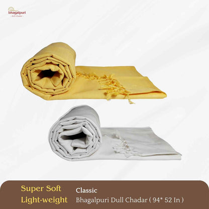 Travel & Lightweight - Classic Bhagalpuri Dull Chadar Pack of Two | DULL 09 13
