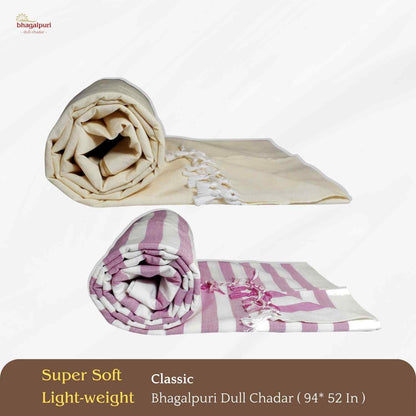 Travel & Lightweight - Classic Bhagalpuri Dull Chadar Pack of Two | DULL 10 15