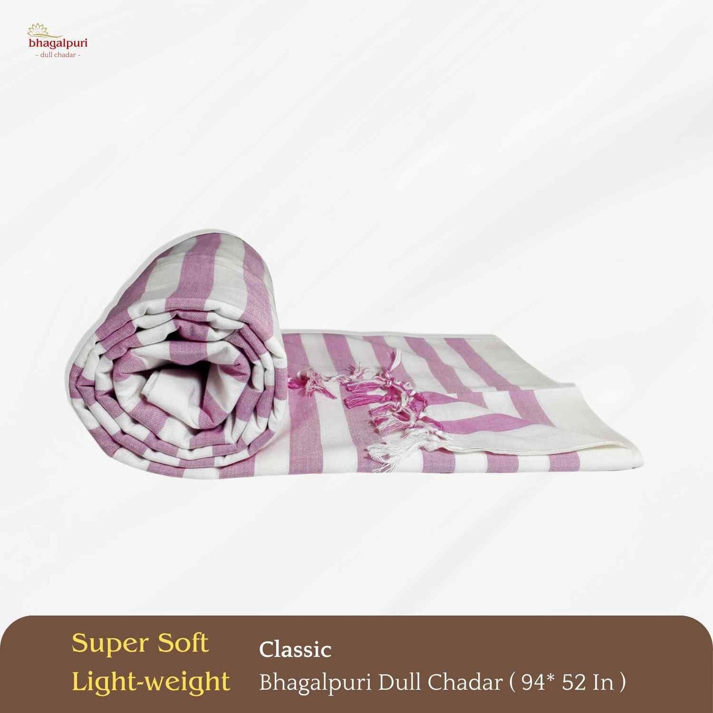 Travel & Lightweight - Classic Bhagalpuri Dull Chadar Pack of Two | DULL 15