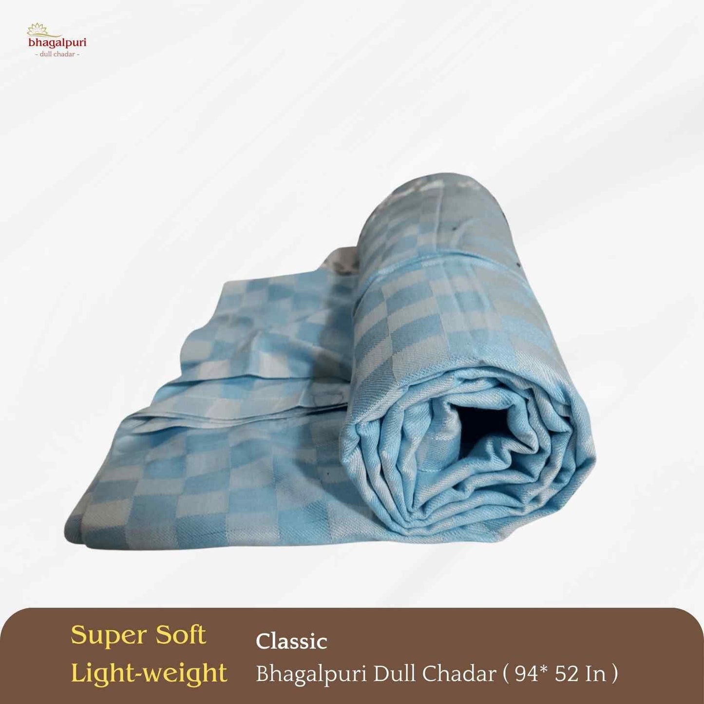 Summer & AC Blanket - Classic Bhagalpuri Dull Chadar Pack of Two | DULL 38