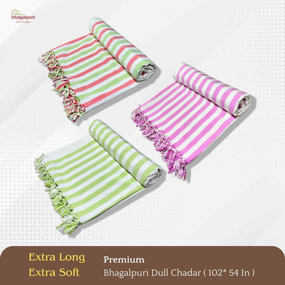 Summer Blanket - Premium Bhagalpuri Dull Chadar Pack of Three | DULL 61 62 63