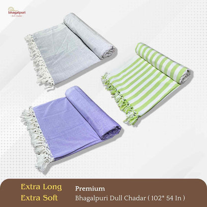 Summer Blanket - Premium Bhagalpuri Dull Chadar Pack of Three | DULL 63 64 65
