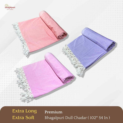 Summer Blanket - Premium Bhagalpuri Dull Chadar Pack of Three | DULL 65 66 67
