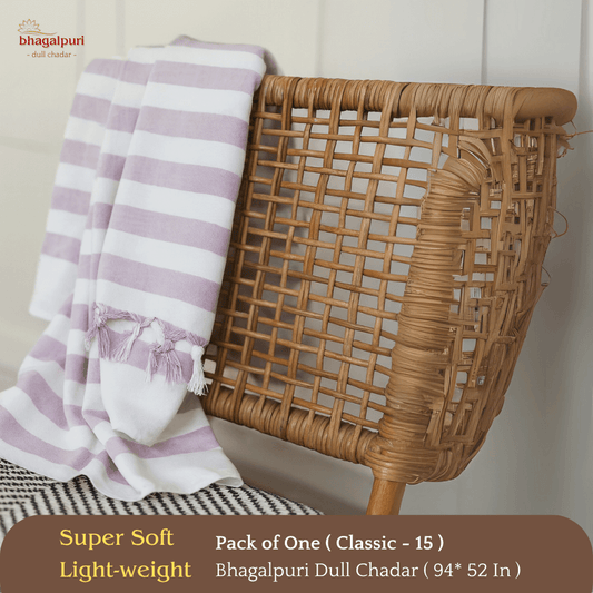 Travel & Lightweight - Classic Bhagalpuri Dull Chadar Pack of Two | DULL 15