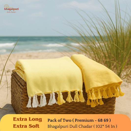 Summer Blanket - Premium Bhagalpuri Dull Chadar Pack of Two | DULL 68 69
